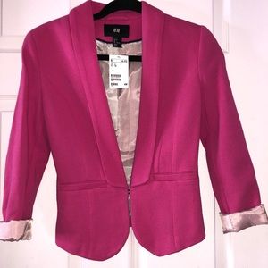 H&M pink blazer